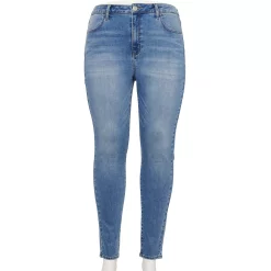Alternative view of Juniors' Plus Size SO® High Rise Jeggings