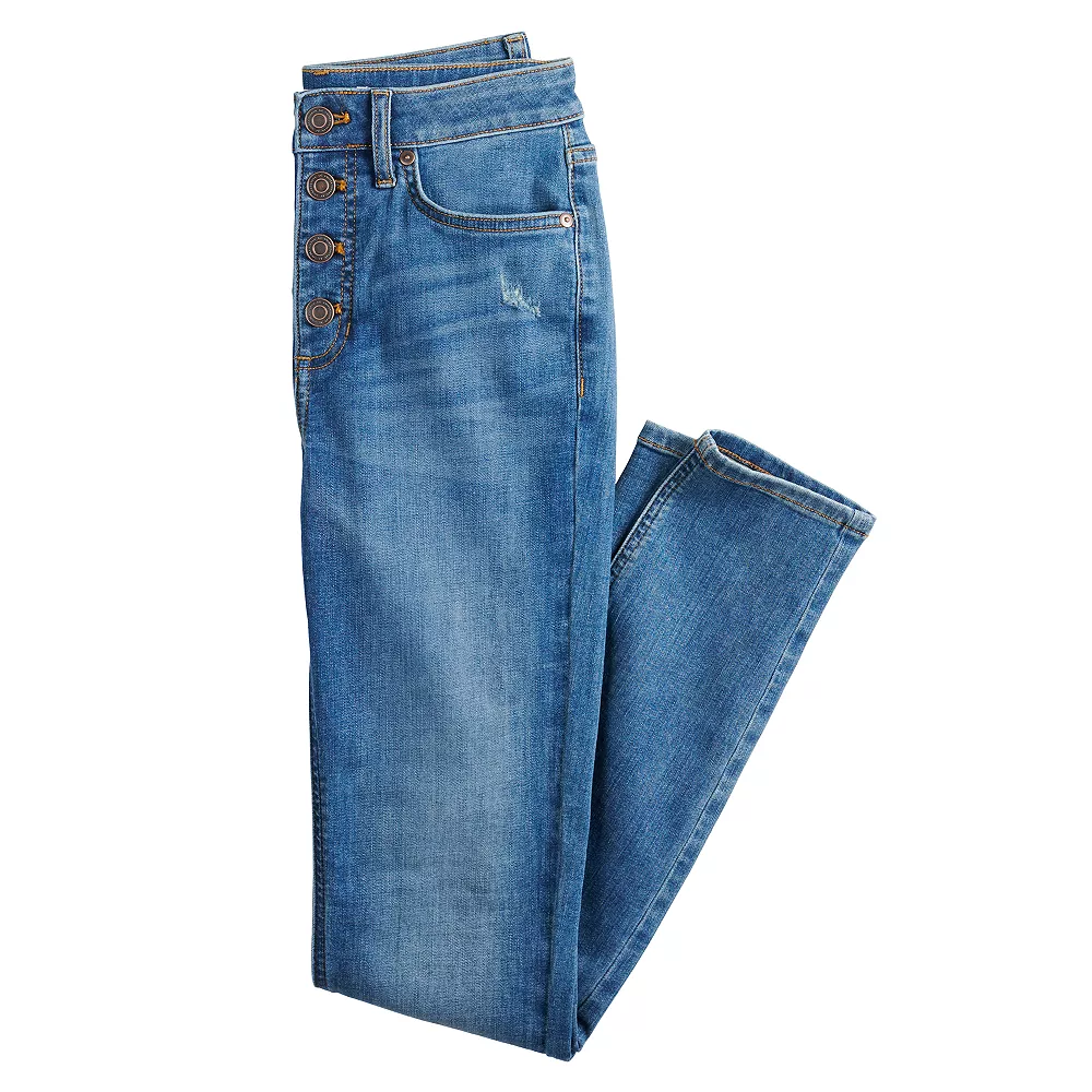 Women's LC Lauren Conrad Feel Good High-Waist Skinny Jeans 11 Women's LC Lauren Conrad Feel Good High-Waist Skinny Jeans - Image 11