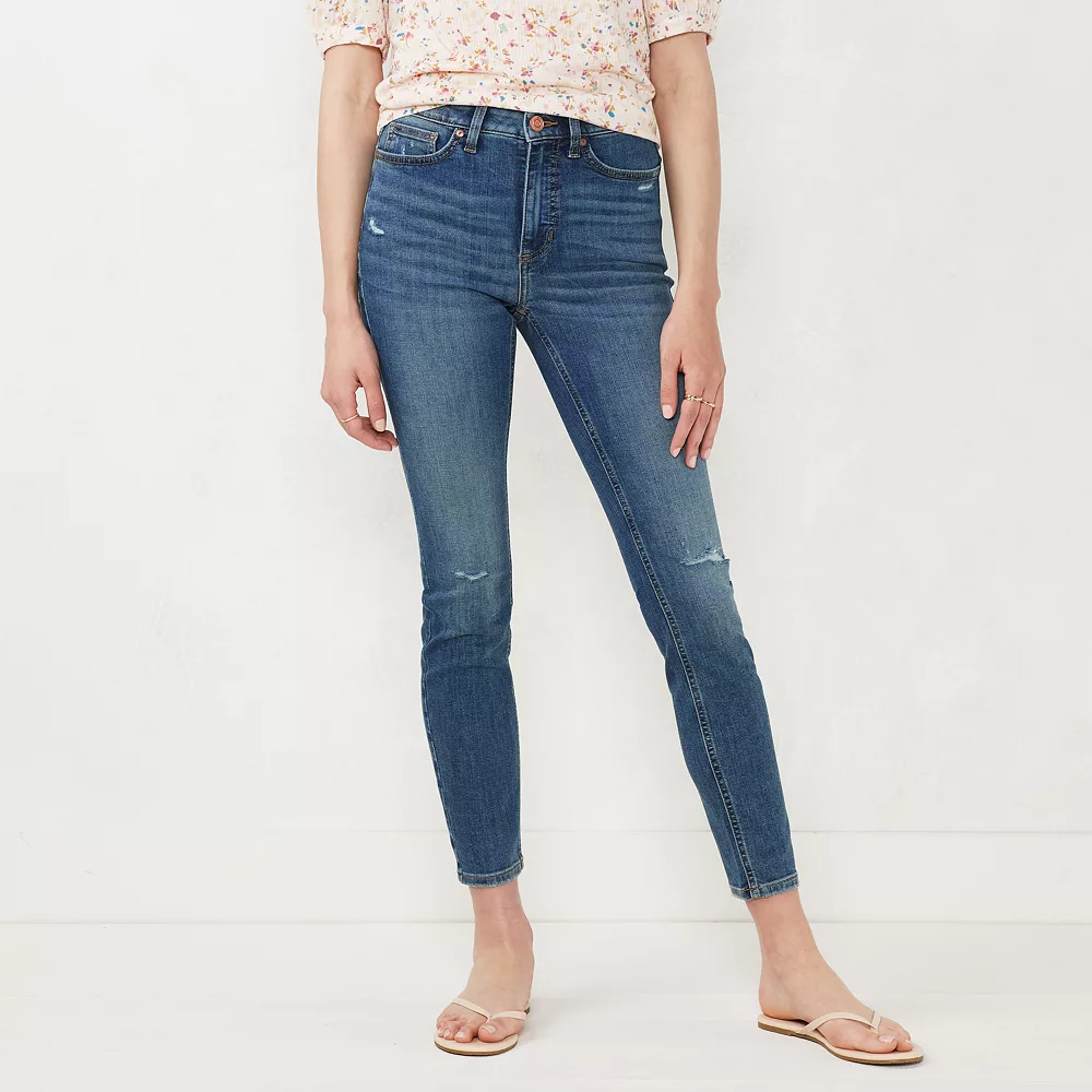 Women's LC Lauren Conrad Feel Good High-Waist Skinny Jeans 4 Women's LC Lauren Conrad Feel Good High-Waist Skinny Jeans - Image 4