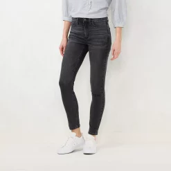 Women's LC Lauren Conrad Feel Good High-Waist Skinny Jeans 15 Women's LC Lauren Conrad Feel Good High-Waist Skinny Jeans -Cuddl Duds SHOP 4316478 Pine Wash