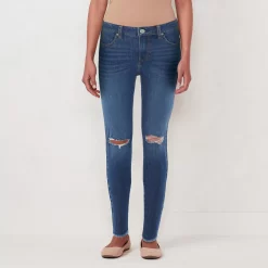Alternative view of Women's LC Lauren Conrad Feel Good Midrise Super Skinny Jeans