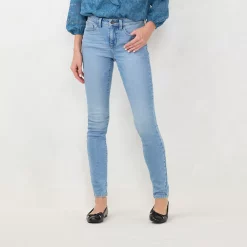 Women's LC Lauren Conrad Feel Good Midrise Skinny Jeans 16 Women's LC Lauren Conrad Feel Good Midrise Skinny Jeans -Cuddl Duds SHOP 4322097 Glenn Wash