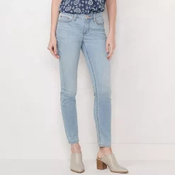 Women's LC Lauren Conrad Feel Good Midrise Skinny Jeans 18 Women's LC Lauren Conrad Feel Good Midrise Skinny Jeans -Cuddl Duds SHOP 4322097 Light Wash