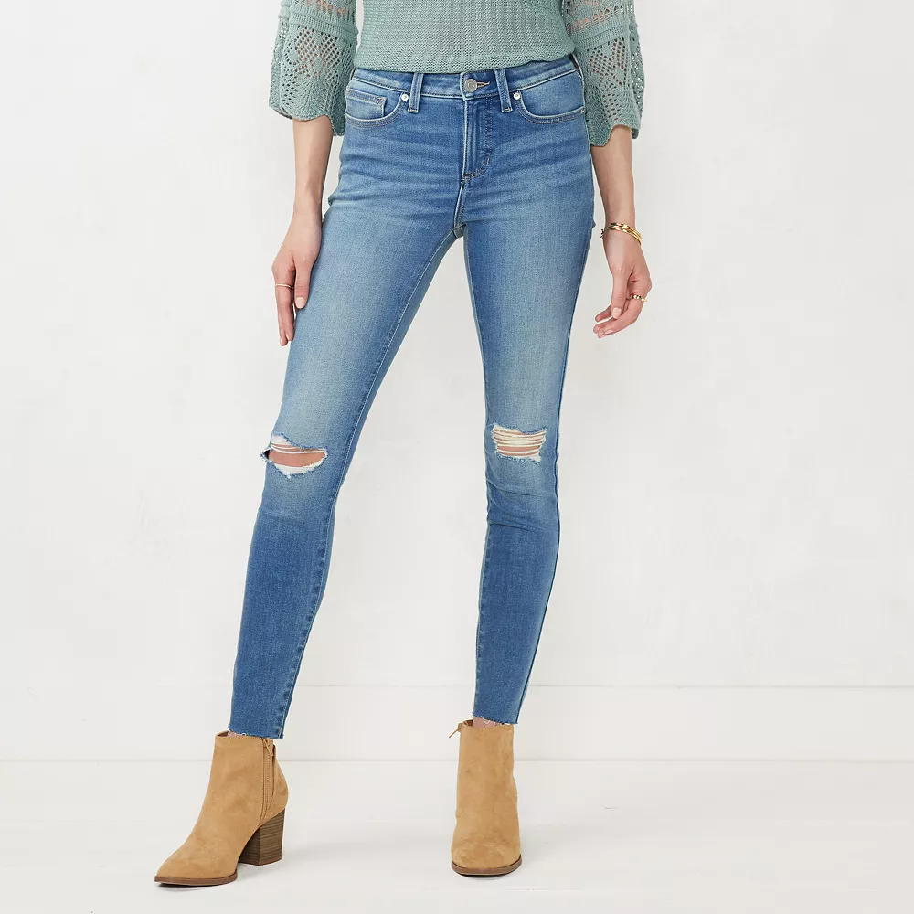Women's LC Lauren Conrad Feel Good Midrise Skinny Jeans 9 Women's LC Lauren Conrad Feel Good Midrise Skinny Jeans - Image 9