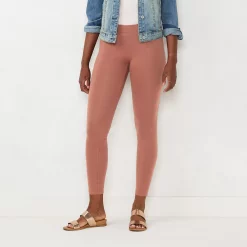Women's LC Lauren Conrad Midrise Leggings 16 Women's LC Lauren Conrad Midrise Leggings -Cuddl Duds SHOP 4339152 Mauve Attic