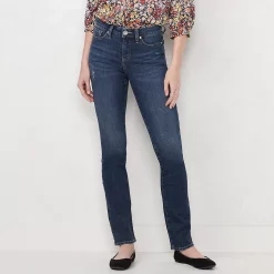 Alternative view of Women's LC Lauren Conrad Feel Good Mid Rise Barely Bootcut Jeans