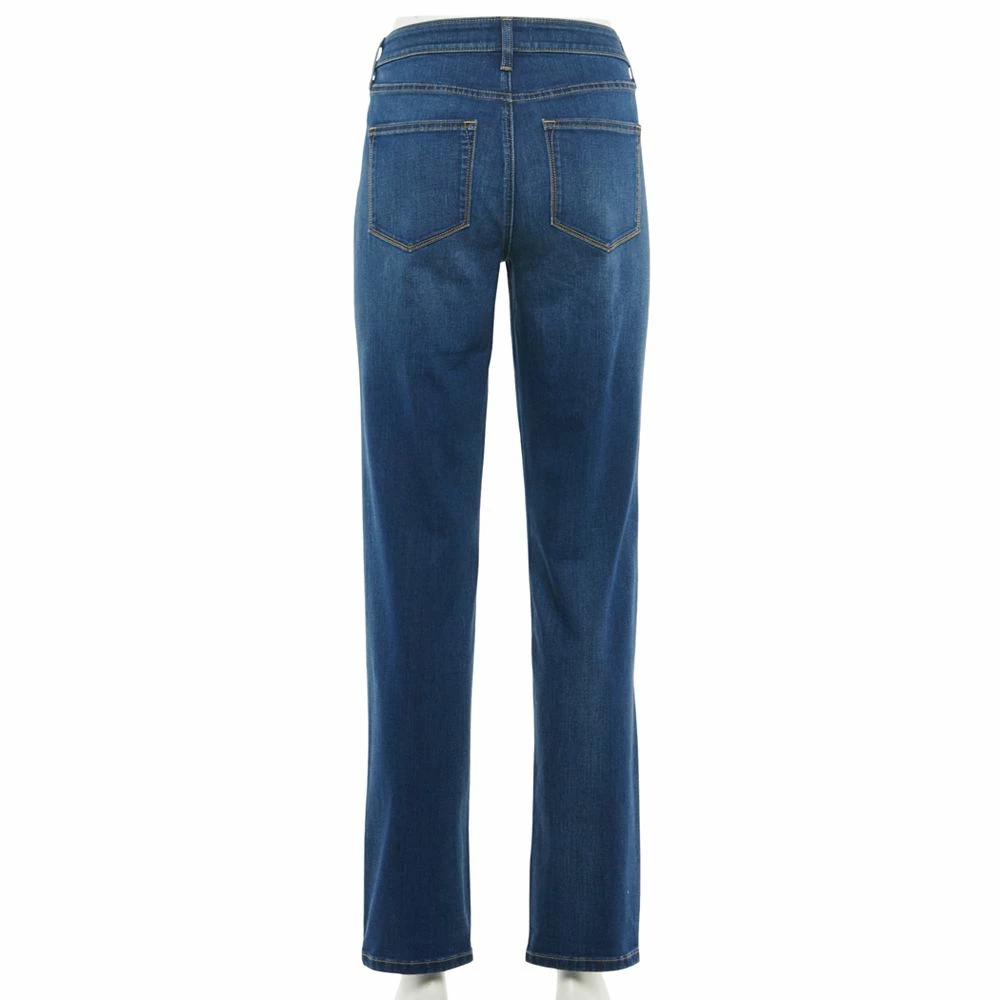 Women's Sonoma Goods For Life® Straight-Leg High-Waisted Curvy Jeans 10 Women's Sonoma Goods For Life® Straight-Leg High-Waisted Curvy Jeans - Image 10
