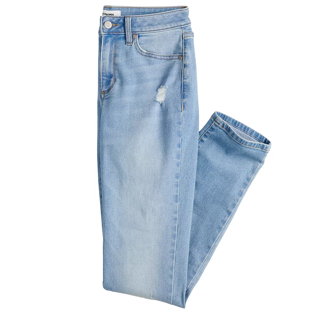 Women's Sonoma Goods For Life® Straight-Leg High-Waisted Curvy Jeans 11 Women's Sonoma Goods For Life® Straight-Leg High-Waisted Curvy Jeans - Image 11
