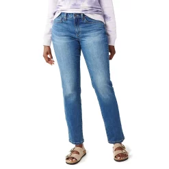 Women's Sonoma Goods For Life® Straight-Leg High-Waisted Curvy Jeans 17 Women's Sonoma Goods For Life® Straight-Leg High-Waisted Curvy Jeans -Cuddl Duds SHOP 4380113 Baytree