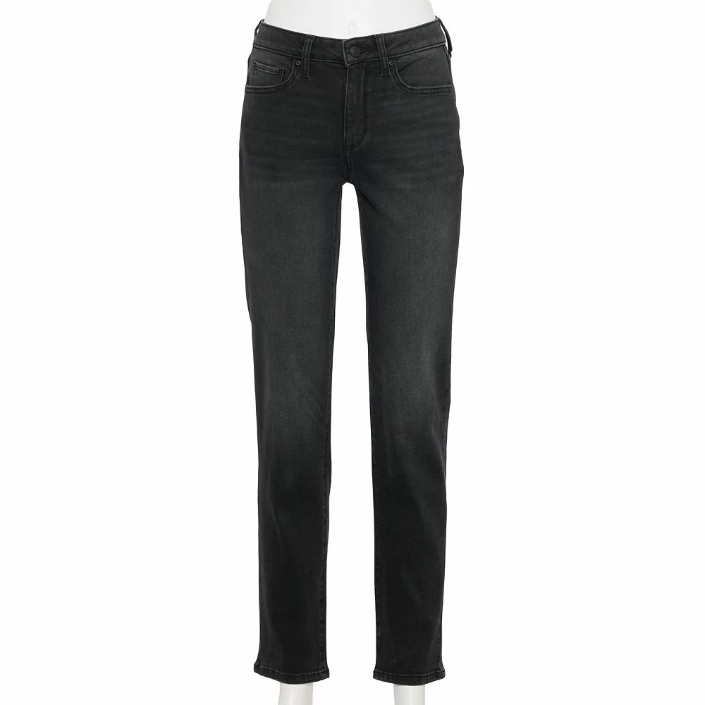 Women's Sonoma Goods For Life® Straight-Leg High-Waisted Curvy Jeans 6 Women's Sonoma Goods For Life® Straight-Leg High-Waisted Curvy Jeans - Image 6