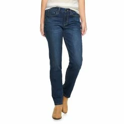 Women's Sonoma Goods For Life® Straight-Leg High-Waisted Curvy Jeans 13 Women's Sonoma Goods For Life® Straight-Leg High-Waisted Curvy Jeans -Cuddl Duds SHOP 4380113 Eastin
