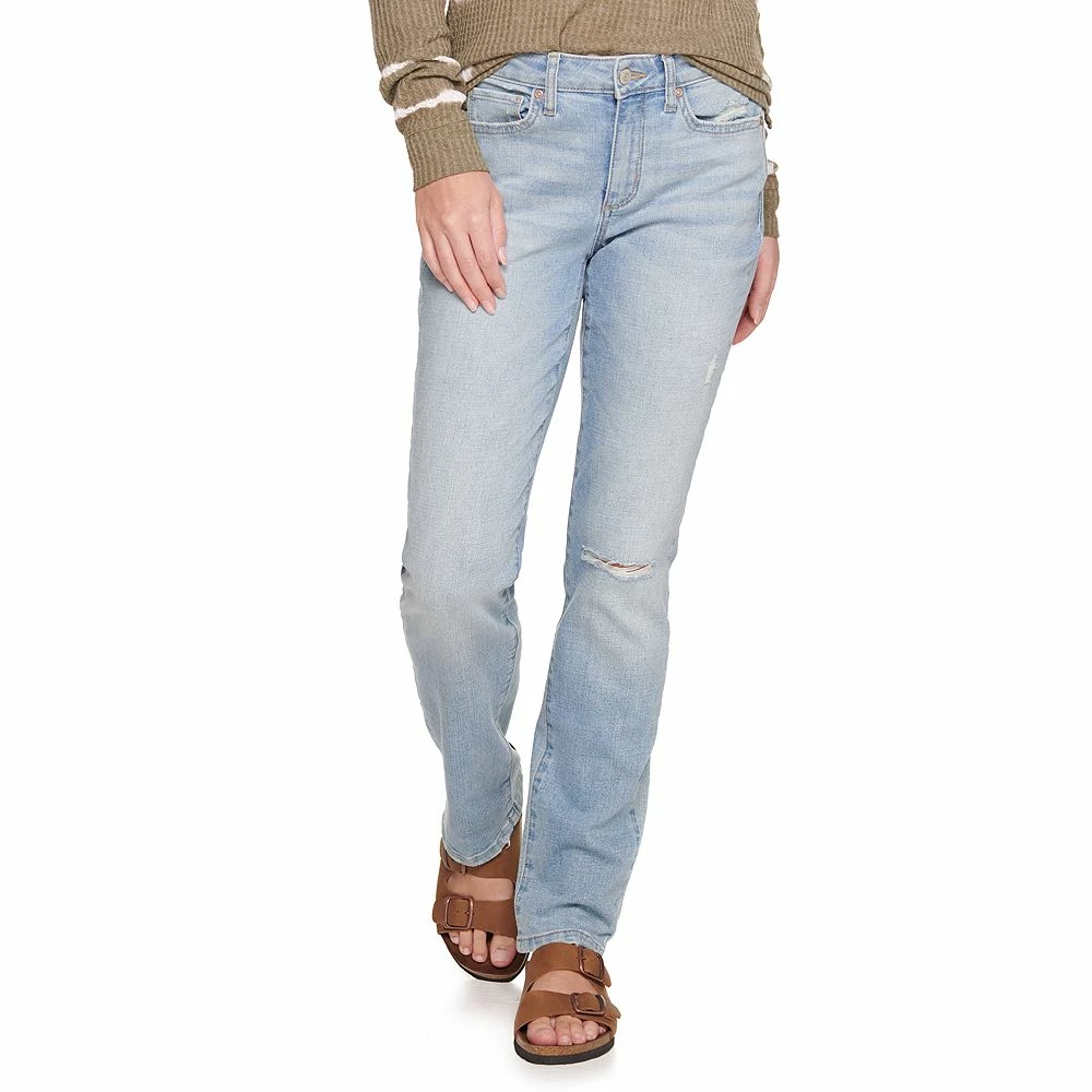 Women's Sonoma Goods For Life® Straight-Leg High-Waisted Curvy Jeans 8 Women's Sonoma Goods For Life® Straight-Leg High-Waisted Curvy Jeans - Image 8