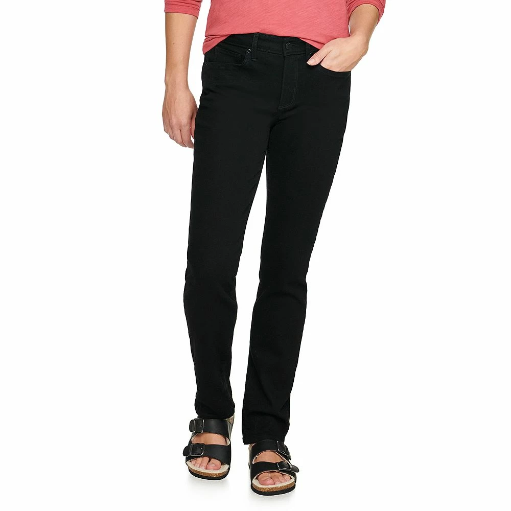 Women's Sonoma Goods For Life® Straight-Leg High-Waisted Curvy Jeans 1 Women's Sonoma Goods For Life® Straight-Leg High-Waisted Curvy Jeans