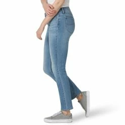 Petite Lee Legendary Straight Leg Jeans 10 Petite Lee Legendary Straight Leg Jeans -Cuddl Duds SHOP 4471204 ALT2