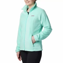 Women's Columbia Benton Springs Zip-Front Fleece Jacket 19 Women's Columbia Benton Springs Zip-Front Fleece Jacket -Cuddl Duds SHOP 4505753 Aquarium