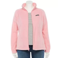 Plus Size Columbia Benton Springs Full-Zip Fleece Jacket -Cuddl Duds SHOP 4505765 Pink Orchid