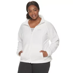 Plus Size Columbia Benton Springs Full-Zip Fleece Jacket -Cuddl Duds SHOP 4505765 Sea Salt