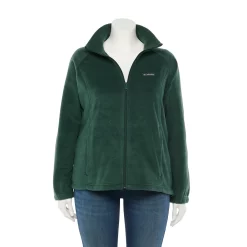 Plus Size Columbia Benton Springs Full-Zip Fleece Jacket -Cuddl Duds SHOP 4505765 Spruce