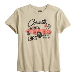 Juniors' 1965 Corvette Tee -Cuddl Duds SHOP 4512120 ALT5
