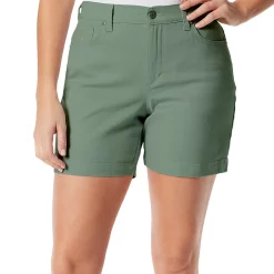 Women's Gloria Vanderbilt Amanda Shorts 14 Women's Gloria Vanderbilt Amanda Shorts -Cuddl Duds SHOP 4533511 Sage Meadow