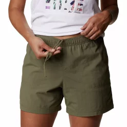 Women's Columbia Sandy River UPF 30 Shorts -Cuddl Duds SHOP 4589207 Stone Green