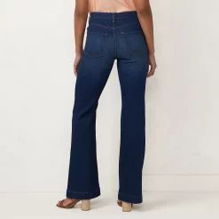 Women's LC Lauren Conrad Feel Good Curvy Super High-Waisted Flare Jeans 6 Women's LC Lauren Conrad Feel Good Curvy Super High-Waisted Flare Jeans -Cuddl Duds SHOP 4634667 ALT