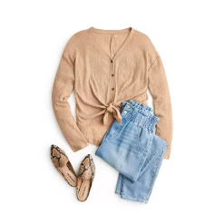 Juniors' SO® Vintage Mom Jeans -Cuddl Duds SHOP 4646721 ALT4