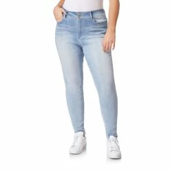 Alternative view of Juniors' Plus Size WallFlower Insta Soft Ultra Skinny Jeans