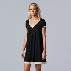 Alternative view of Women's Simply Vera Vera Wang Basic Luxury Sleepshirt