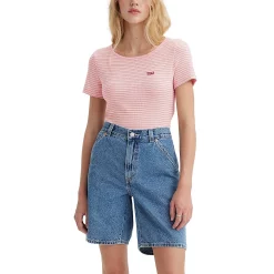 Women's Levi's® Honey Tee -Cuddl Duds SHOP 4850284 Pink Quartz Stripe
