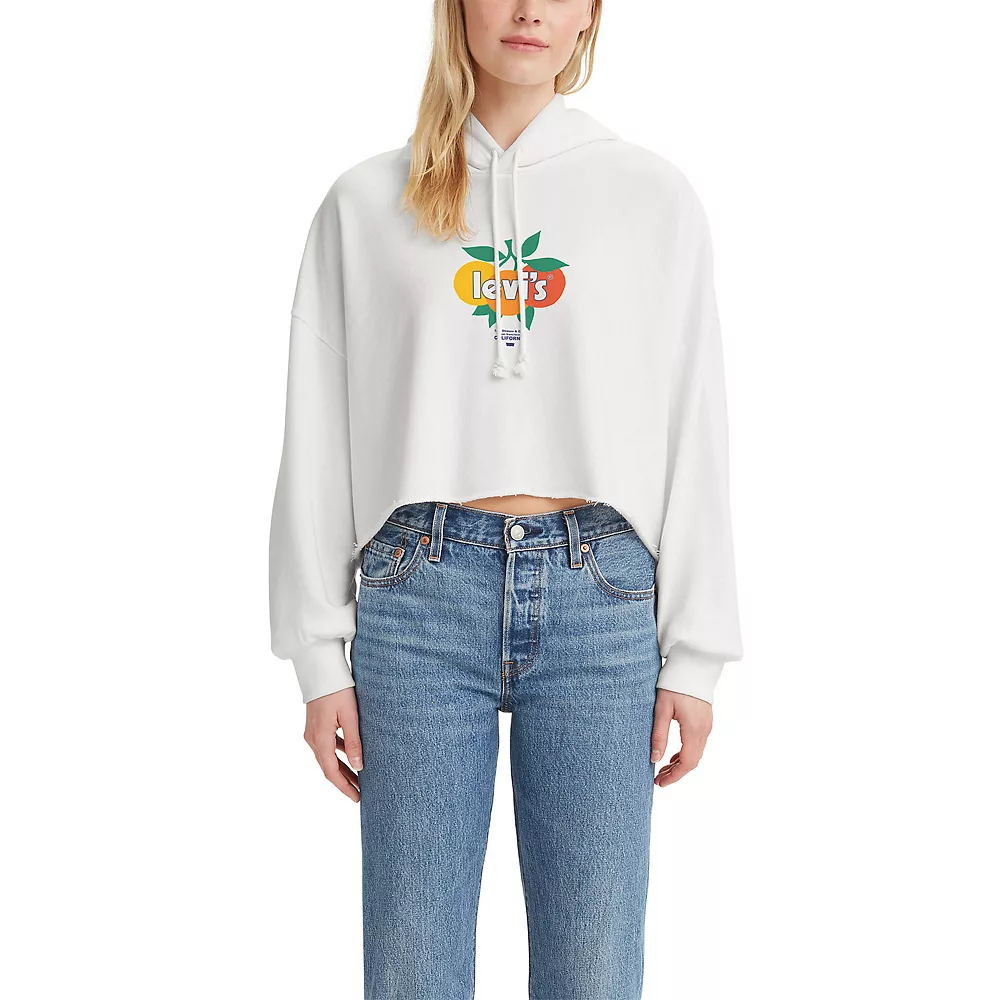 Women's Levi's® Cropped Graphic Hoodie 1 Women's Levi's® Cropped Graphic Hoodie