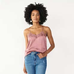 Alternative view of Women's Nine West Lace Trim Cami