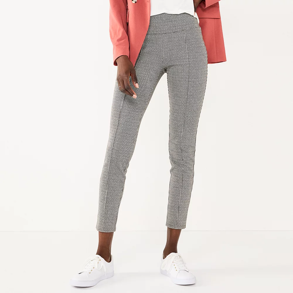 Women's Nine West Seamed Tummy-Control Ponte Leggings 11 Women's Nine West Seamed Tummy-Control Ponte Leggings - Image 11