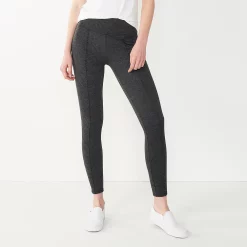 Alternative view of Women's Nine West Seamed Tummy-Control Ponte Leggings