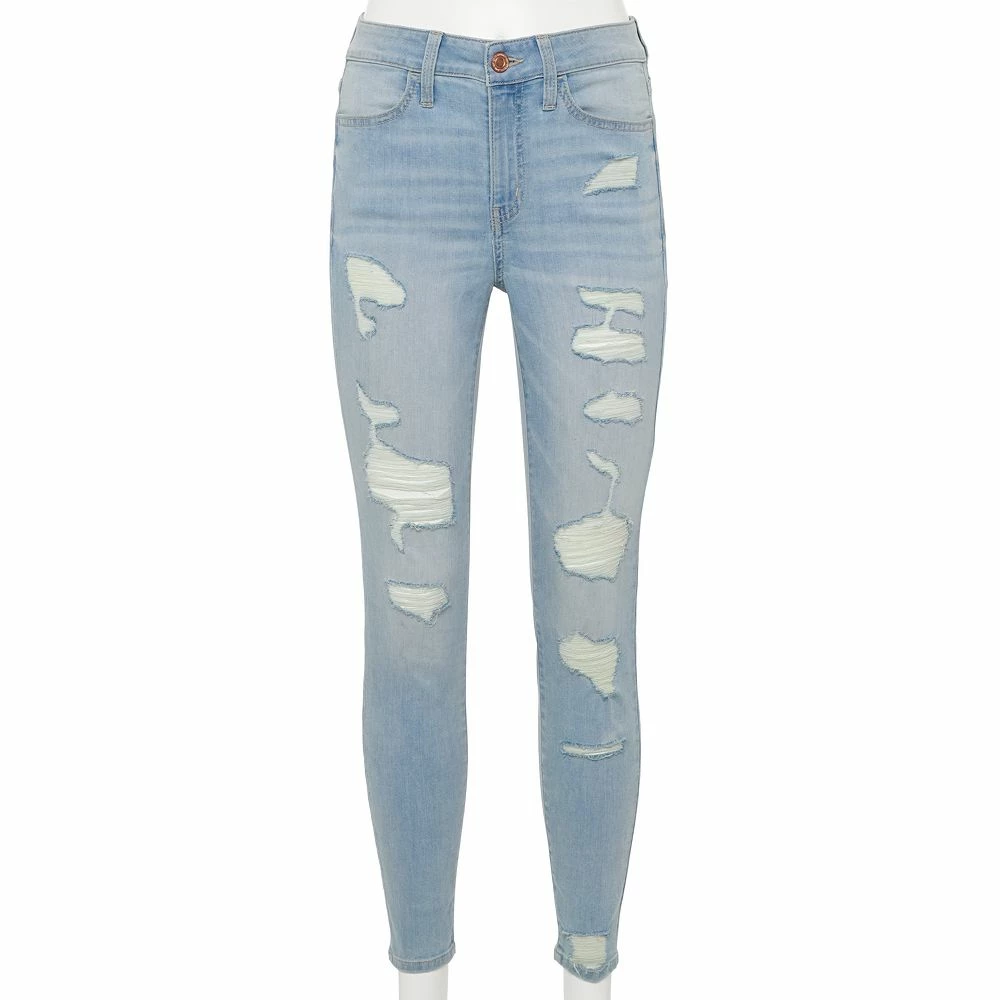 Juniors' SO® Destructed Skinny Jeans 2 Juniors' SO® Destructed Skinny Jeans - Image 2