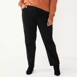 Plus Size Sonoma Goods For Life® Premium Mid-Rise Curvy Straight-Leg Jeans 11 Plus Size Sonoma Goods For Life® Premium Mid-Rise Curvy Straight-Leg Jeans -Cuddl Duds SHOP 4989903 Park