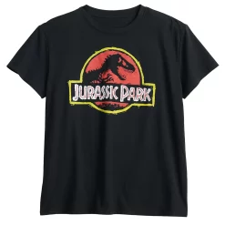 Juniors' Jurassic Park Graphic Tee -Cuddl Duds SHOP 4992526 ALT5