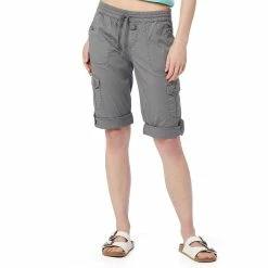 Cuddl Duds SHOP 29 Juniors' Unionbay Convertible Elastic Waist Bermuda Shorts