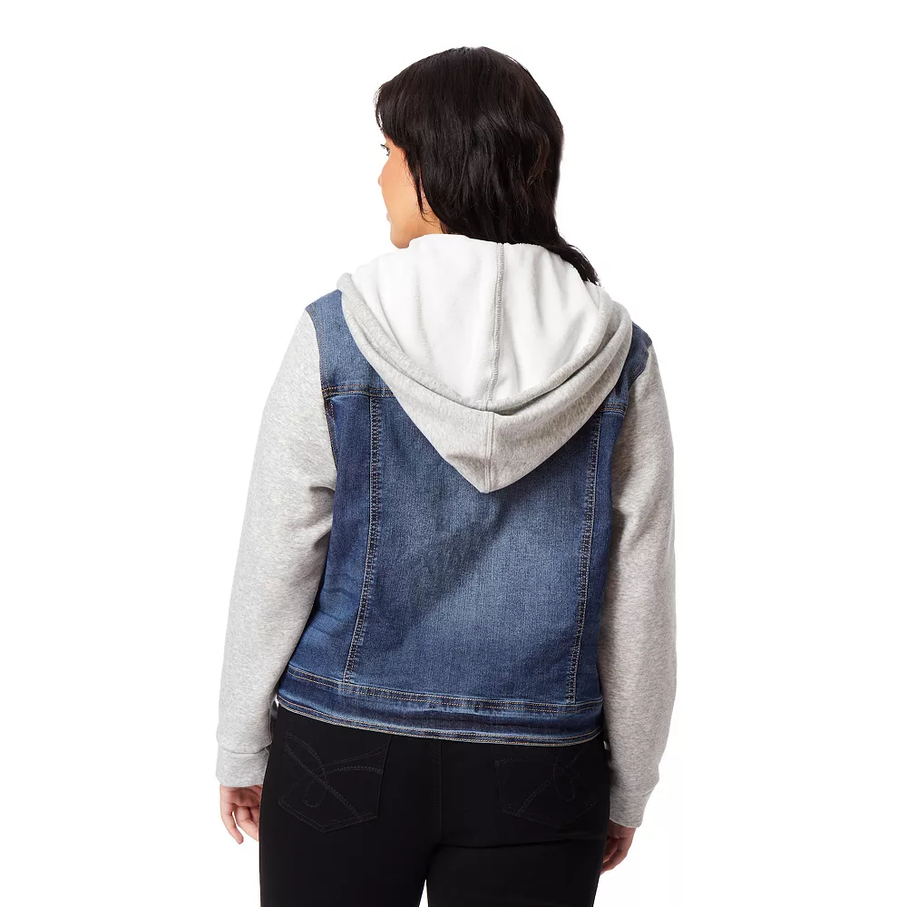 Juniors' Plus Size WallFlower 2fer Dreamer Jacket 4 Juniors' Plus Size WallFlower 2fer Dreamer Jacket - Image 4