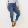 Plus Size LC Lauren Conrad Mid-Rise Skinny Jeans