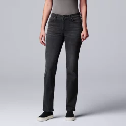 Women's Simply Vera Vera Wang Slim Straight Leg Jeans