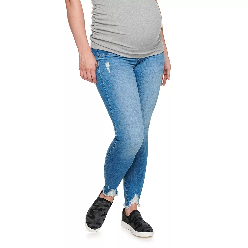 Maternity Sonoma Goods For Life® Over-The-Belly Jeggings 2 Maternity Sonoma Goods For Life® Over-The-Belly Jeggings - Image 2