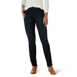 Alternative view of Women's Lee® Ultra Lux Comfort Waistband Straight-Leg Jeans