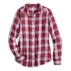 Juniors' SO® Adaptive Magnetic Woven Shirt -Cuddl Duds SHOP 5080531 ALT5