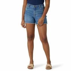 Women's Wrangler Denim Shorts 13 Women's Wrangler Denim Shorts -Cuddl Duds SHOP 5123268 Ocean Medium Wash