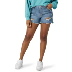 Women's Wrangler Denim Shorts 14 Women's Wrangler Denim Shorts -Cuddl Duds SHOP 5123268 Sky Light Wash