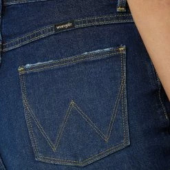 Women's Wrangler High Rise Straight-Leg Jeans -Cuddl Duds SHOP 5142923 ALT4