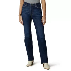 Women's Wrangler High Rise Straight-Leg Jeans -Cuddl Duds SHOP 5142923 Berry Dark