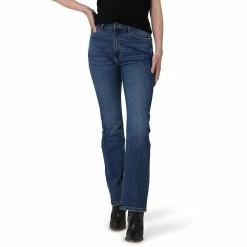 Women's Wrangler High-Rise Bootcut Jeans 18 Women's Wrangler High-Rise Bootcut Jeans -Cuddl Duds SHOP 5142963 Crimson