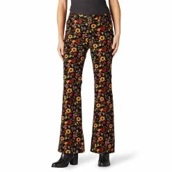 Women's Wrangler Stretch Flare Jeans and Corduroy 13 Women's Wrangler Stretch Flare Jeans and Corduroy -Cuddl Duds SHOP 5142995 Floral Corduroy
